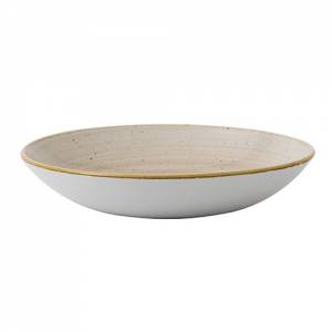 Coupe schaal kleur Nutmeg Cream diam. 24,8cm. Churchill Stonecast
