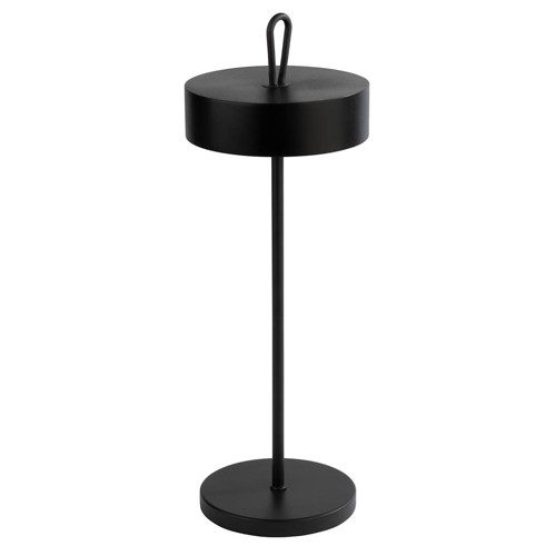 LAMPE CLÉO DIAM. 12CM. HG T. 30,5CM. NOIR