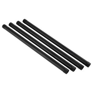 TUBES POUR STATION DE CHARGE SET A 4 PIÈCES EN MÉTAL NOIR