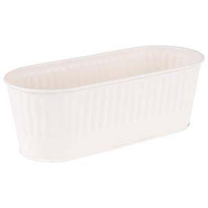 CUTLERY TRAY/BASKET SIZE 29.5X12CM. HG T. 10CM. WHITE STAINLESS STEEL