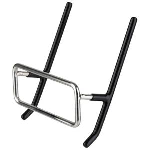 LID HOLDER SIZE 10.5X8.5CM. HG T. 3.5CM. BLACK STAINLESS STEEL