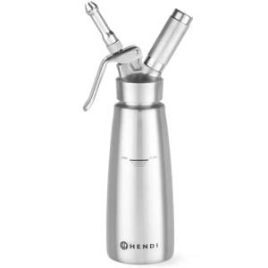 WHIPPING CREAM MACHINE CA. 0.5LTR. STAINLESS STEEL PROFI LINE HENDI