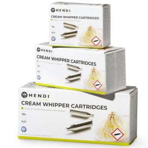 Schlagsahne-Kartuschen, Schachtel mit 10 Stück, HENDI