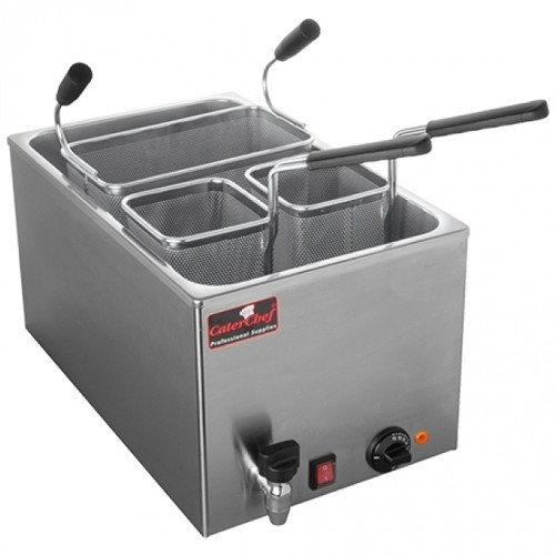 Inhalt des Nudelkochers. 18LTR. 230V/3500W SILBERNER EDELSTAHL CATERCHEF