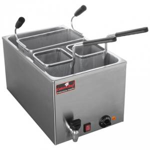 Pastakoker inh. 18ltr. 230v/3500w zilver roestvrijstaal Caterchef