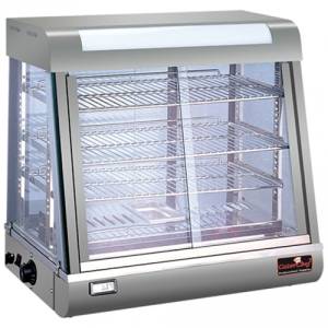 TAILLE D'AFFICHAGE RÉCHAUFFANT. 43,7X66CM. HG T. 64,5CM. CATERCHEF EN ACIER INOXYDABLE ARGENT 230V/1840W