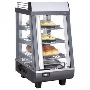 HEATING DISPLAY CASE SIZE 48.4X34.5CM. HG T. 66.3CM. 230V/800W SILVER STAINLESS STEEL CATERCHEF