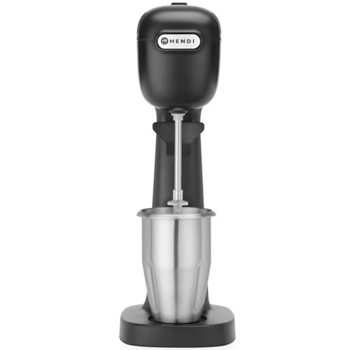 MILKSHAKER BPA-FREE SIZE 17X19,6CM. HG T. 49CM. 220V/400W BLACK STAINLESS STEEL DESIGN BY BRONWASSER HENDI
