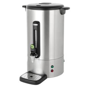 Fassungsvermögen des Perkolators/Heißgetränkekessels 14LTR. SILBERNES EDELSTAHL-DESIGN VON BRONWASSER HENDI