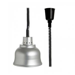 LAMPE CHAUFFANTE DIAM. RÉGLABLE. 22,5 cm. HG T. 70-170CM. CATERCHEF EN ALUMINIUM ARGENT 230V/250W