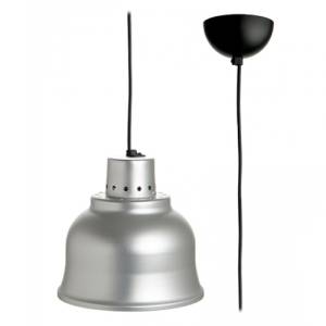 Warmtelamp diam. 22,5cm. hgt. 22-180cm. 230v/250w zilver aluminium Caterchef