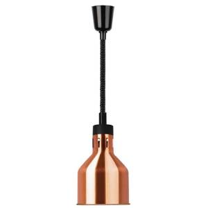 HEAT LAMP ADJUSTABLE DIAM. 21,6CM. HG T. 28-152CM. 230V/250W COPPER STEEL BUFFALO