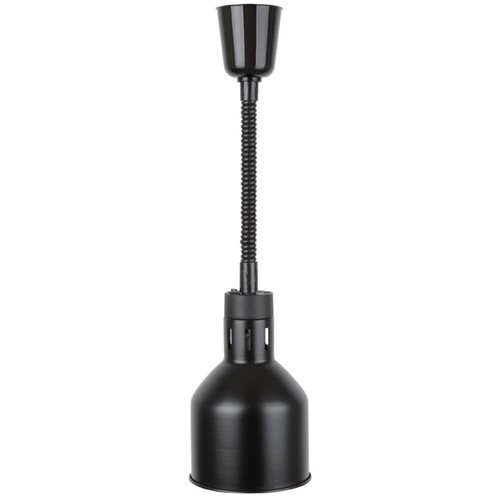 LAMPE CHAUFFANTE DIAM. RÉGLABLE. 21,6 cm. HG T. 28-152CM. BUFFALO ACIER NOIR MAT 230V/250W