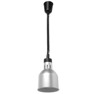 LAMPE CHAUFFANTE DIAM. RÉGLABLE. 17,5 cm. HG T. 70-150CM. 230V/250W ARGENT ALUMINIUM HENDI