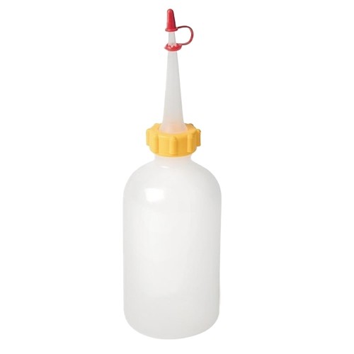 SQUEEZE BOTTLE CONT. 25CL. COLOUR TRANSPARENT POLYETHYLENE