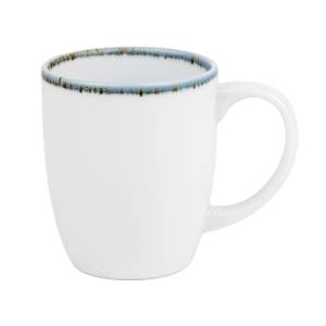 TASSE À CAFÉ AVEC CONTENU OREILLE. 18CL. HUMEURS PAISIBLES COULEUR BLANC NOVA