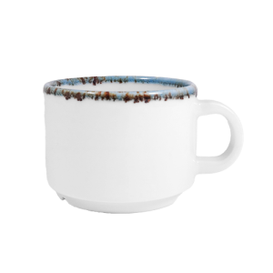 Koffiekop 2,5 inh. 16cl. Moods peaceful kleur wit Nova