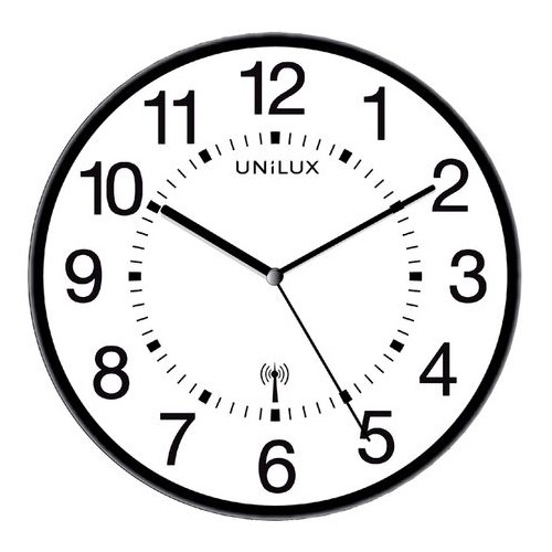 Wandklok diam. 30cm. unilux Wave