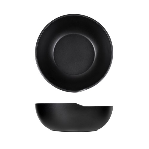 Schaal kopenhagen diam. 20cm. inh. 120cl. melamine kleur zwart