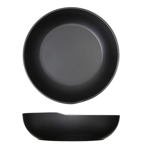 Schaal kopenhagen diam. 28cm. inh. 260cl. melamine kleur zwart