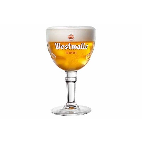 CONTENU DU VERRE À BIÈRE WESTMALLE. 33CL. DANS UNE BOÎTE CADEAU 1 PIÈCE