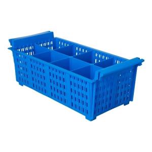 BESTECKKORB 8 FÄCHER OHNE HALTER KUNSTSTOFF GRÖSSE 43X21X15CM. REINIGUNGSKORB