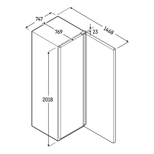 KÜHLSCHRANK FRFvg 6501 230V/350W LIEBHERR