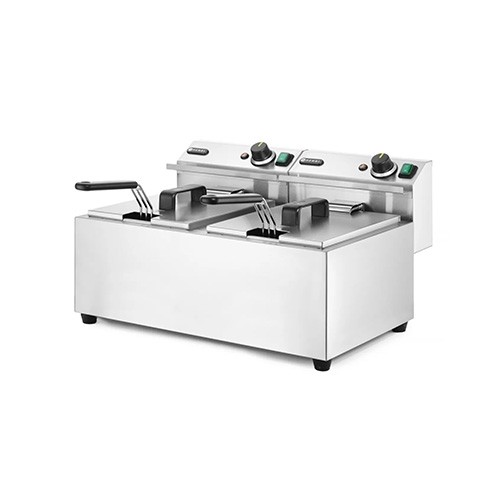INHALT DER FRITEUSE-KÜCHENLINIE 2X8L. 2X230V/3500W HENDI