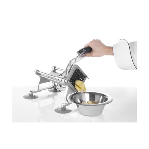 FRIES CUTTER ALUMINUM STAINLESS STEEL INCL. 4 BLADES SIZE 430X168X290MM. HENDI
