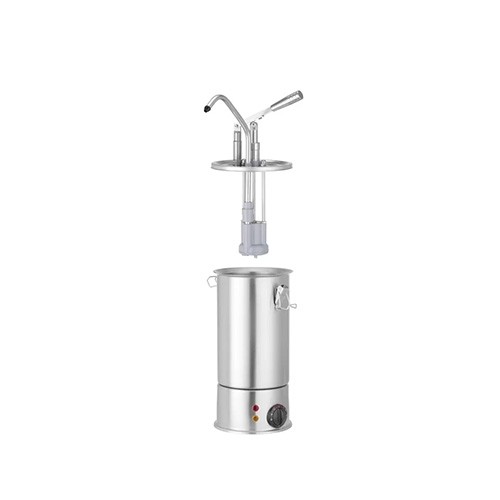 Sausverwarmer met pomp inh. 3l. roestvast staal Hendi