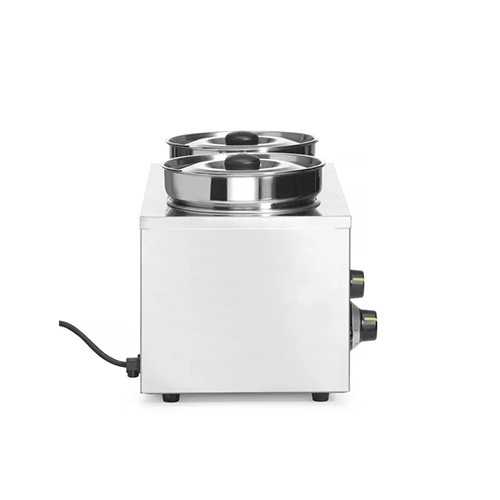 POT À BAIN-MARIE TAILLE 2 POÊLES. 50,5X26,5X24,5CM. INH. 2 X 4,2 litres. 230V/200W HENDI