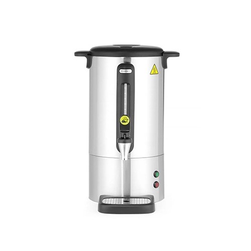 Fassungsvermögen des Perkolators/Heißgetränkekessels 14LTR. SILBERNES EDELSTAHL-DESIGN VON BRONWASSER HENDI