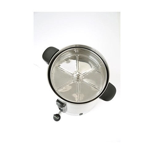 Fassungsvermögen des Perkolators/Heißgetränkekessels 14LTR. SILBERNES EDELSTAHL-DESIGN VON BRONWASSER HENDI