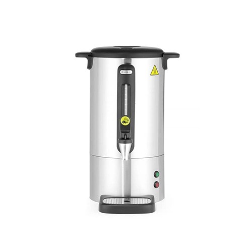 Fassungsvermögen des Perkolators/Heißgetränkekessels 7LTR. SILBERNES EDELSTAHL-DESIGN VON BRONWASSER HENDI