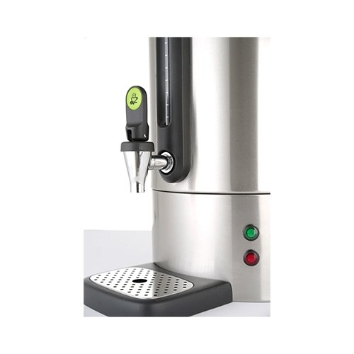 Fassungsvermögen des Perkolators/Heißgetränkekessels 7LTR. SILBERNES EDELSTAHL-DESIGN VON BRONWASSER HENDI