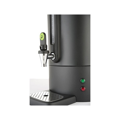 Percolator / warme dranken ketel inh. 7ltr. mat zwart roestvrijstaal Design by Bronwasser Hendi