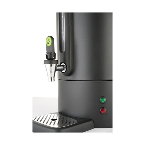 CAPACITÉ BOUILLOIRE PERCOLATEUR / BOISSONS CHAUDES 14 litres. DESIGN EN ACIER INOXYDABLE NOIR MAT PAR BRONWASSER HENDI