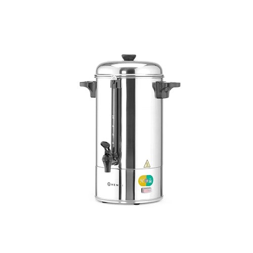 EINWANDIGER PERKOLATOR-INHALT. 10LTR. SILBERNER EDELSTAHL-HENDI