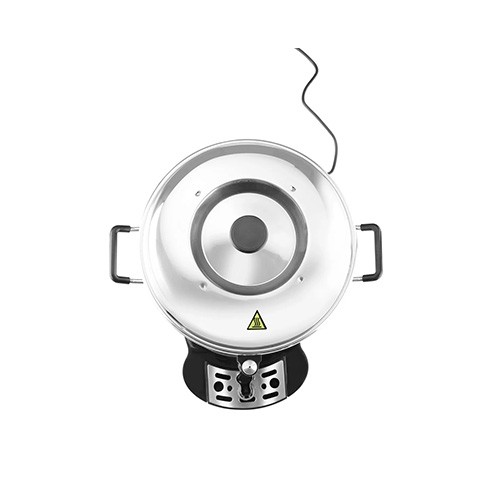 Perkolator mit doppelwandigem Inhalt. 6LTR. SILBERNER EDELSTAHL-HENDI