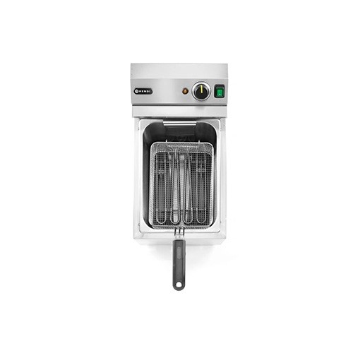 FRITEUSE PROFI LINE MIT ABLAUFVENTIL-INHALT. 10L 400V. 6600W. HENDI