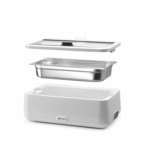 CHAFING DISH UNIQ 1/1GN WHITE ROBERT BRONWASER HENDI