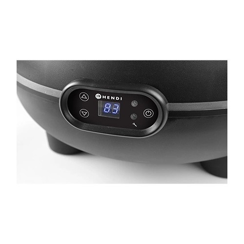 SUPPENKESSEL HENDI SCHWARZ DURCHM. 37CM. HG . 30CM. INH. 8LTR. 230V/450W