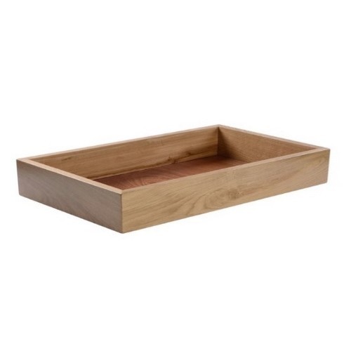 Presentatiebak hout gn 1/1-8,5cm. diep afm. 53x32,5x8,5cm. "food safe"