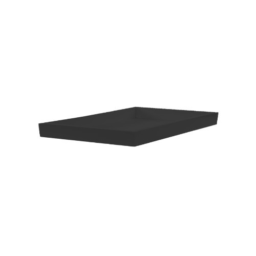 Presentatiebak hout gn 1/2-2cm. diep afm. 32,5x26,5x2cm. zwart