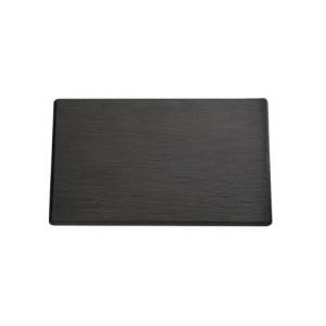 Plateau 1/2 gastronorm afm. 32,5x26,5x1cm. leisteen effect kleur zwart