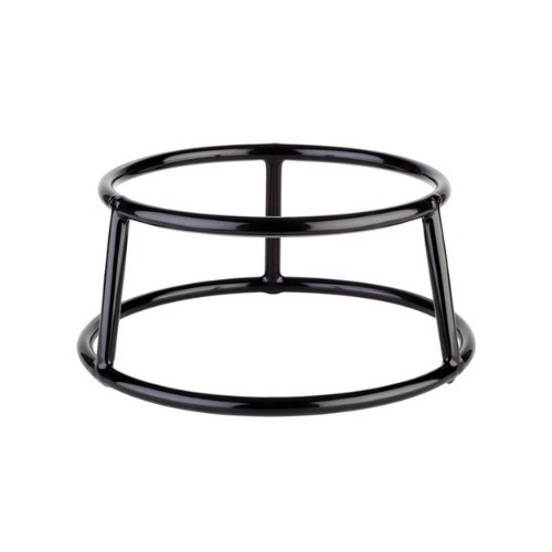 Buffetstaander diam. 15,5x(h)8cm. metaal met zwarte anti-slip coating Multi round