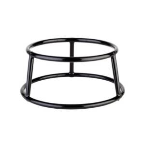 Buffetstaander diam. 15,5x(h)8cm. metaal met zwarte anti-slip coating Multi round