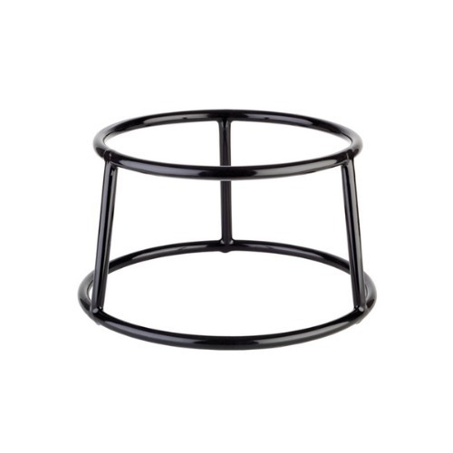 Buffetstaander diam. 15,5x(h)10cm. metaal met zwarte anti-slip coating Multi round