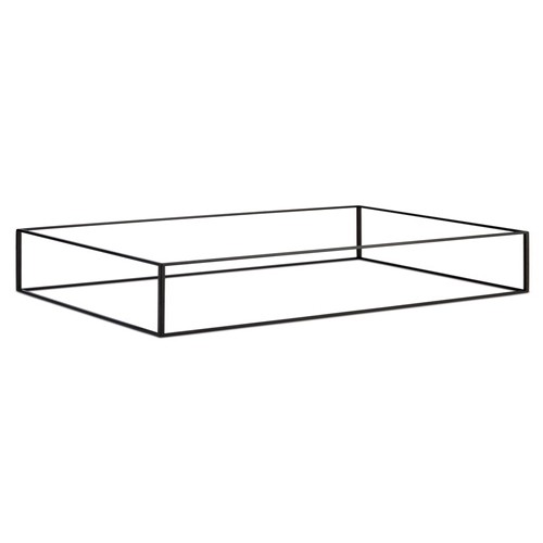 Buffetstaander halfhoog afm. 53x32,5x8cm. metaal