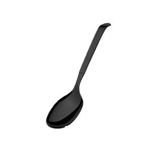 Großer Servierlöffel, 26 cm. Serie „ Buffet “, Edelstahl 18/10, schwarz.